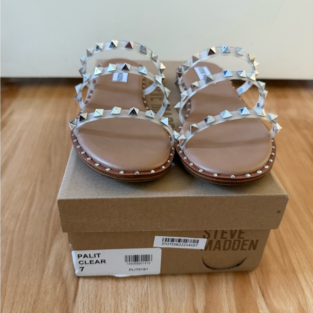 Steve Madden Palit Clear Sandals
